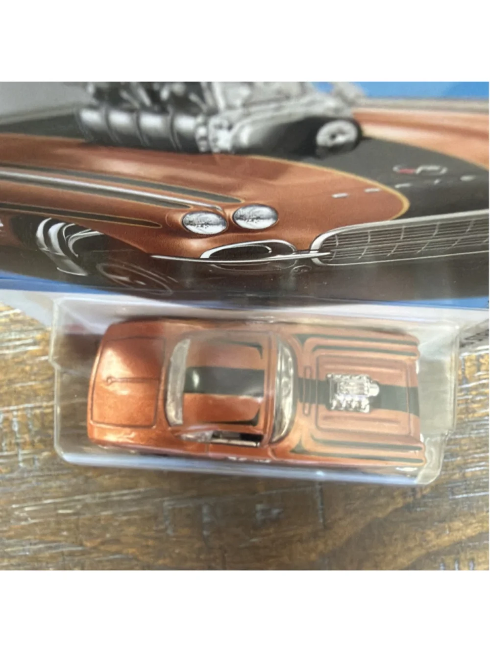 NEW Hot Wheels '62 Corvette Gasser 225/250 HW Drag Strip 7/10 Brown MAD MOUSE